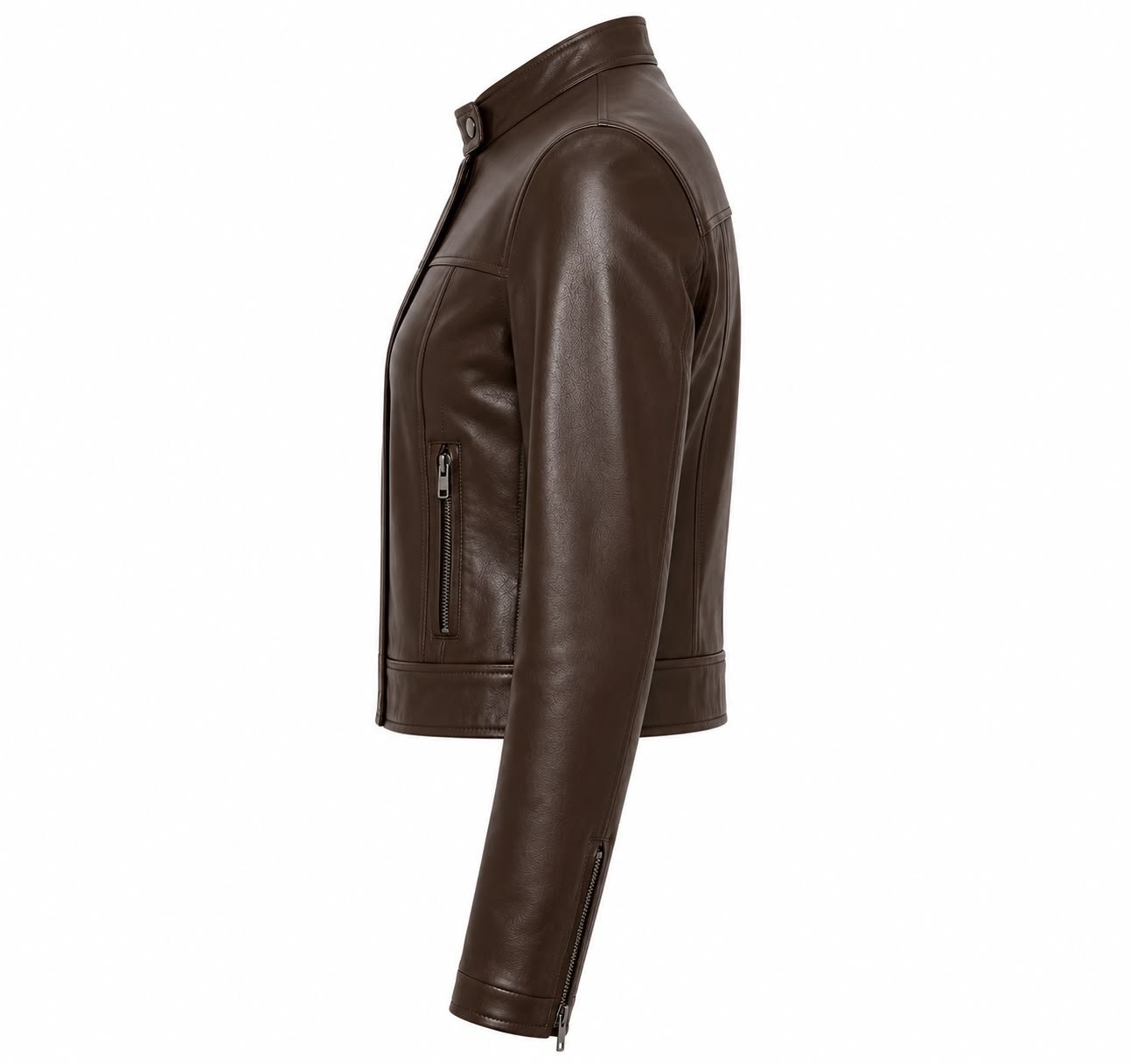Cropped Minimal Jacket - Image 3
