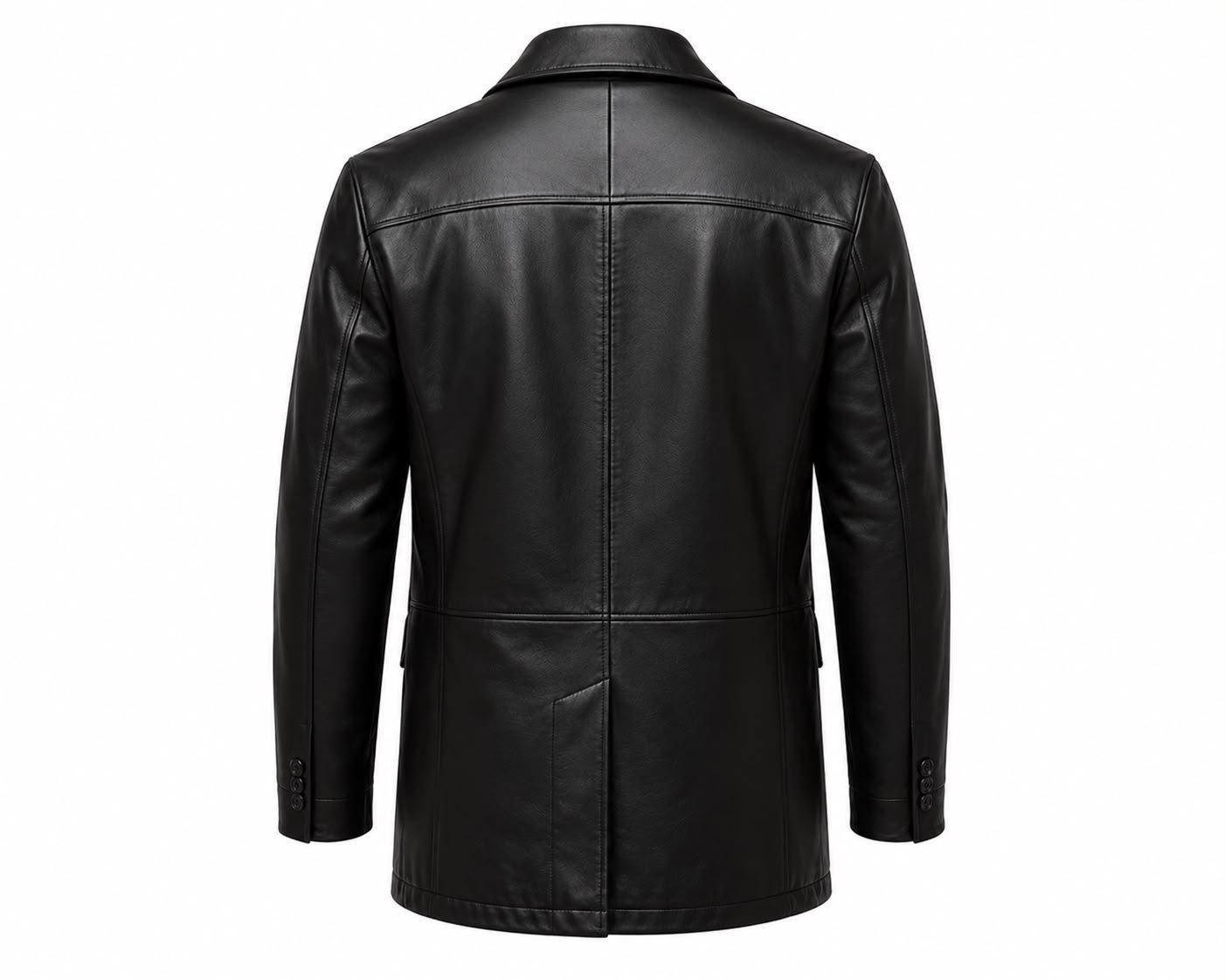 CLASSIC LEATHER COAT – CC-10 - Image 2
