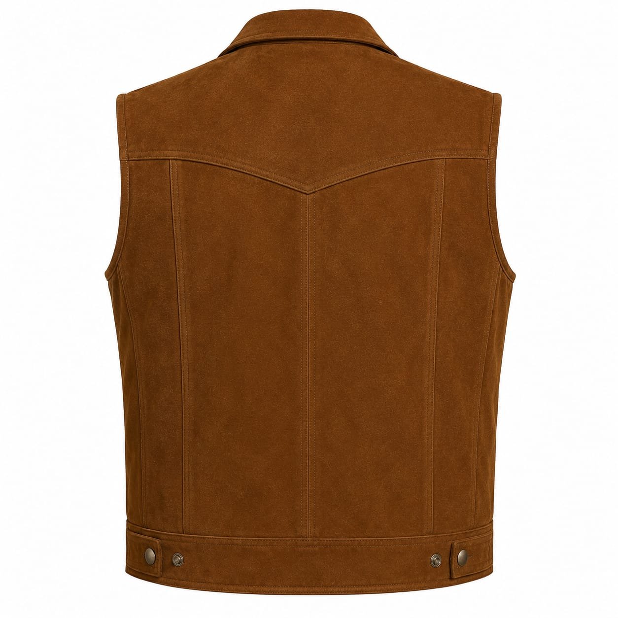 SUEDE WESTERN LEATHER VEST - Image 2