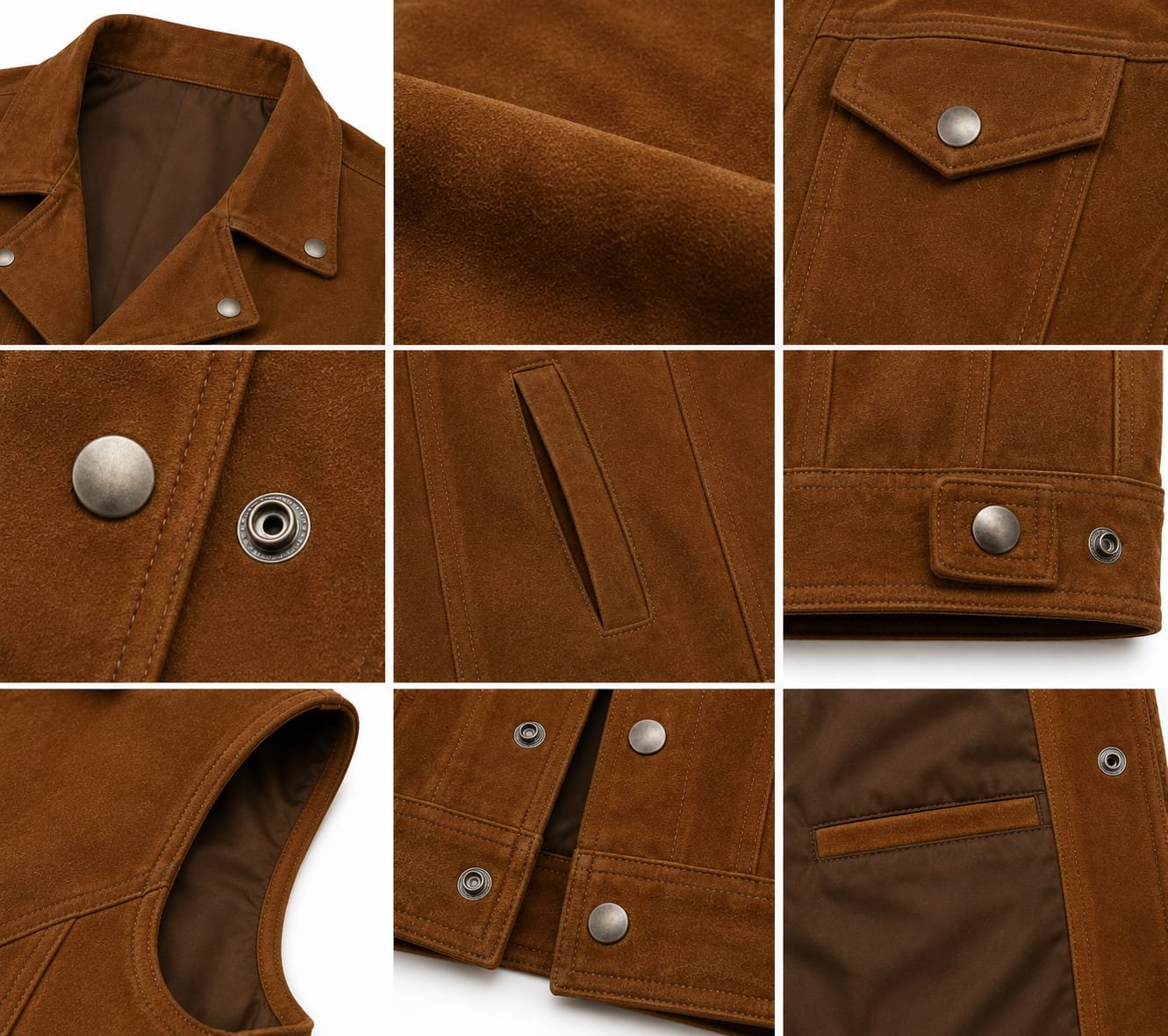 SUEDE WESTERN LEATHER VEST - Image 6