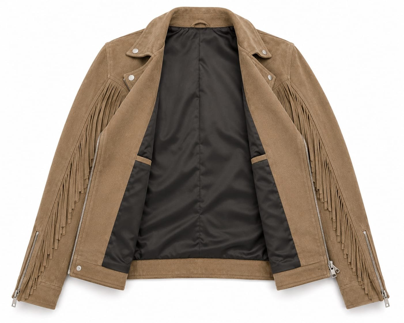 BIKER FRINGE SUEDE JACKET - Image 5