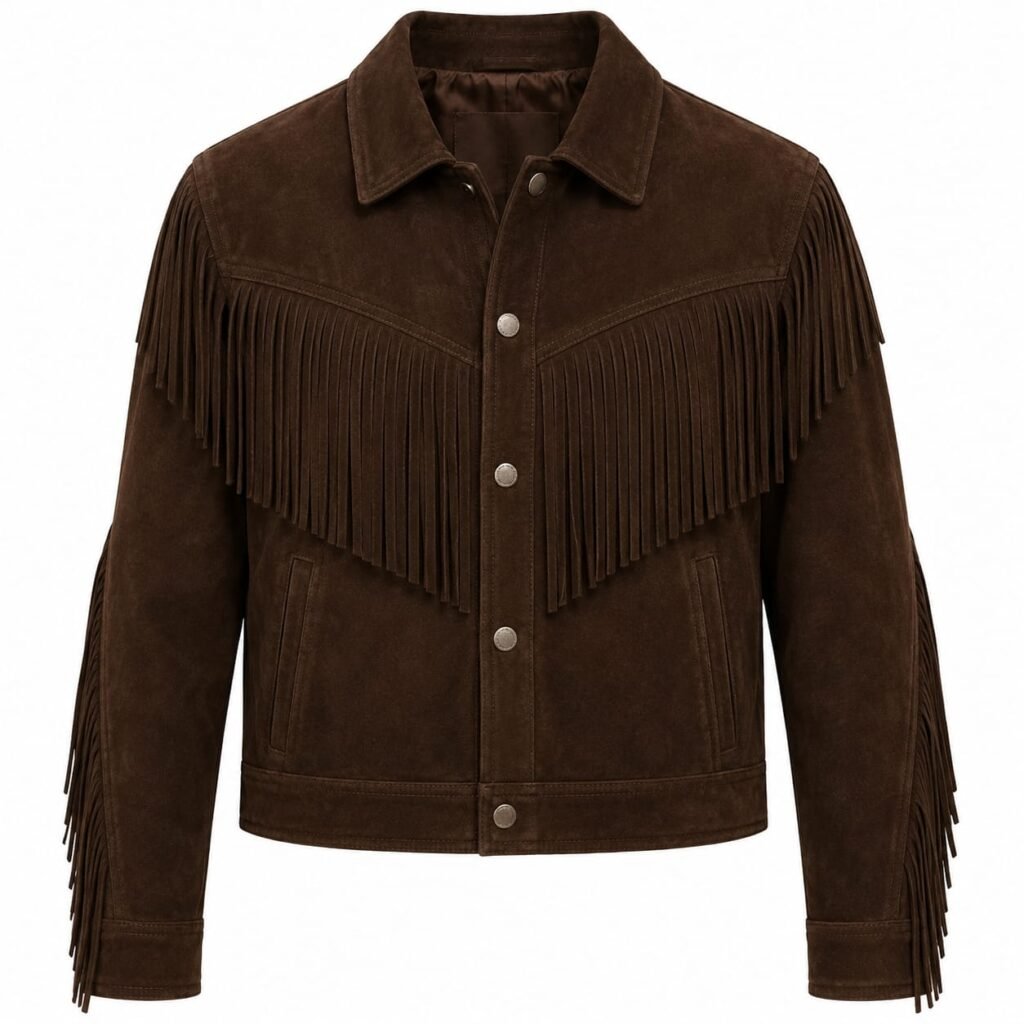 WESTERN FRINGE SUEDE JACKET