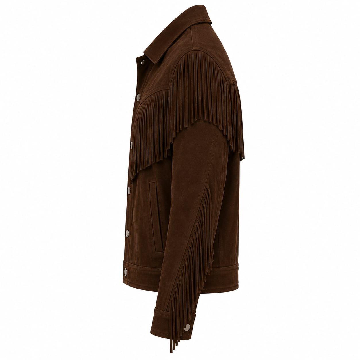 WESTERN FRINGE SUEDE JACKET - Image 3