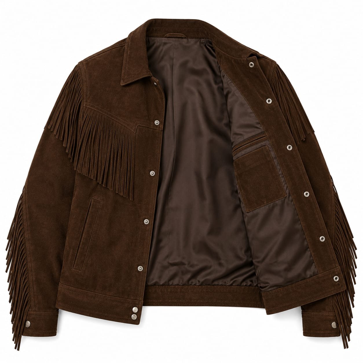 WESTERN FRINGE SUEDE JACKET - Image 5