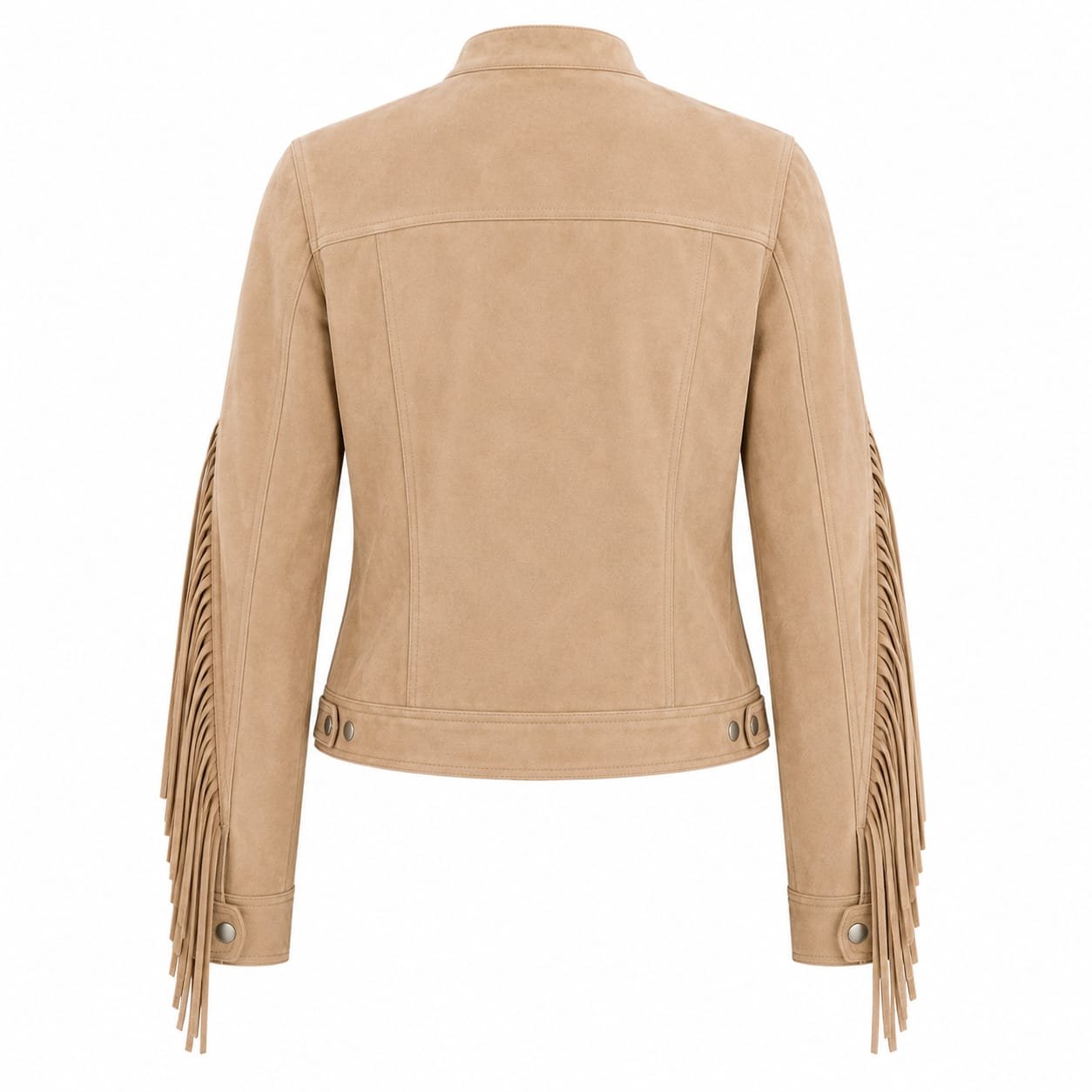 SLEEVE-FRINGE SUEDE JACKET - Image 2