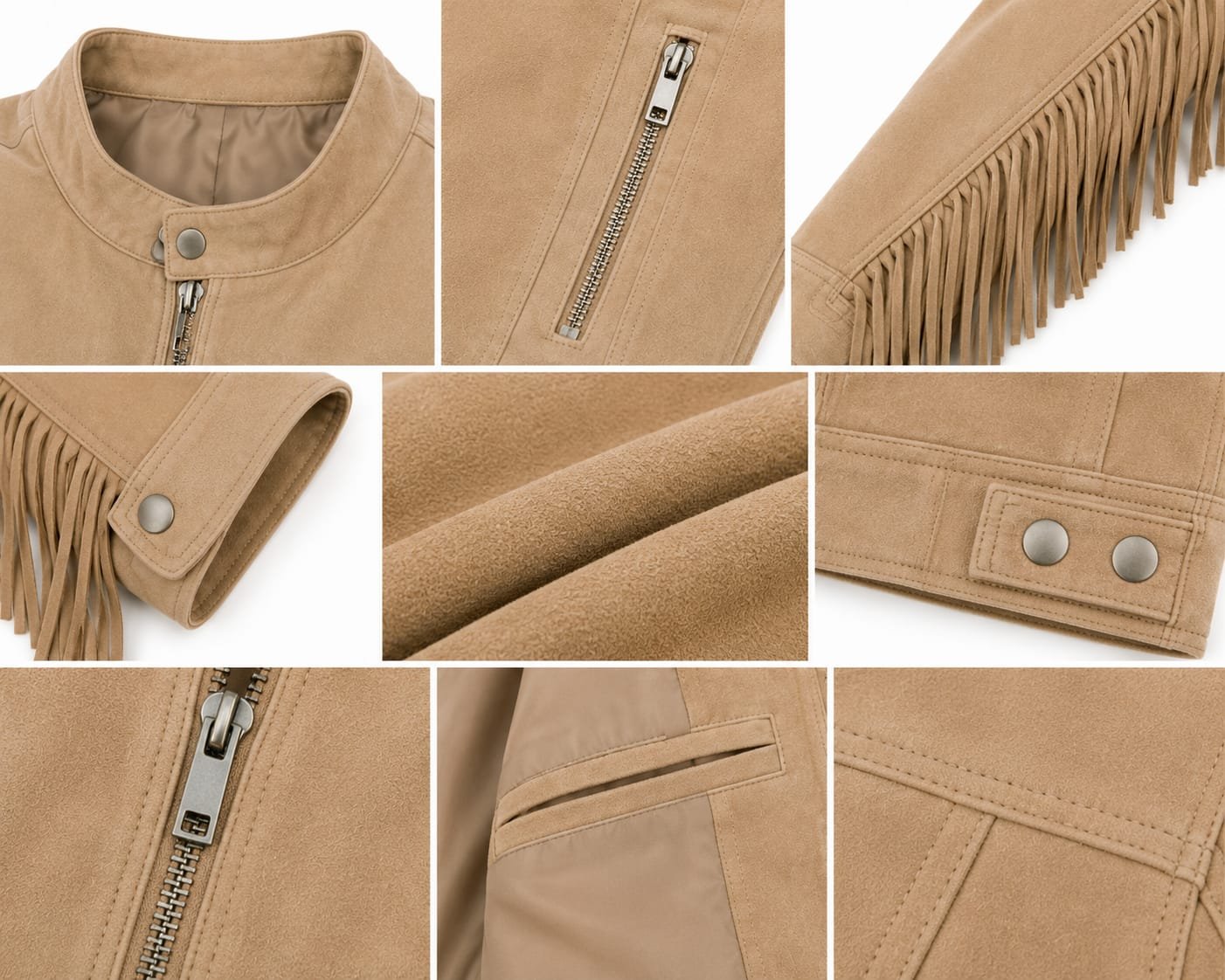 SLEEVE-FRINGE SUEDE JACKET - Image 5