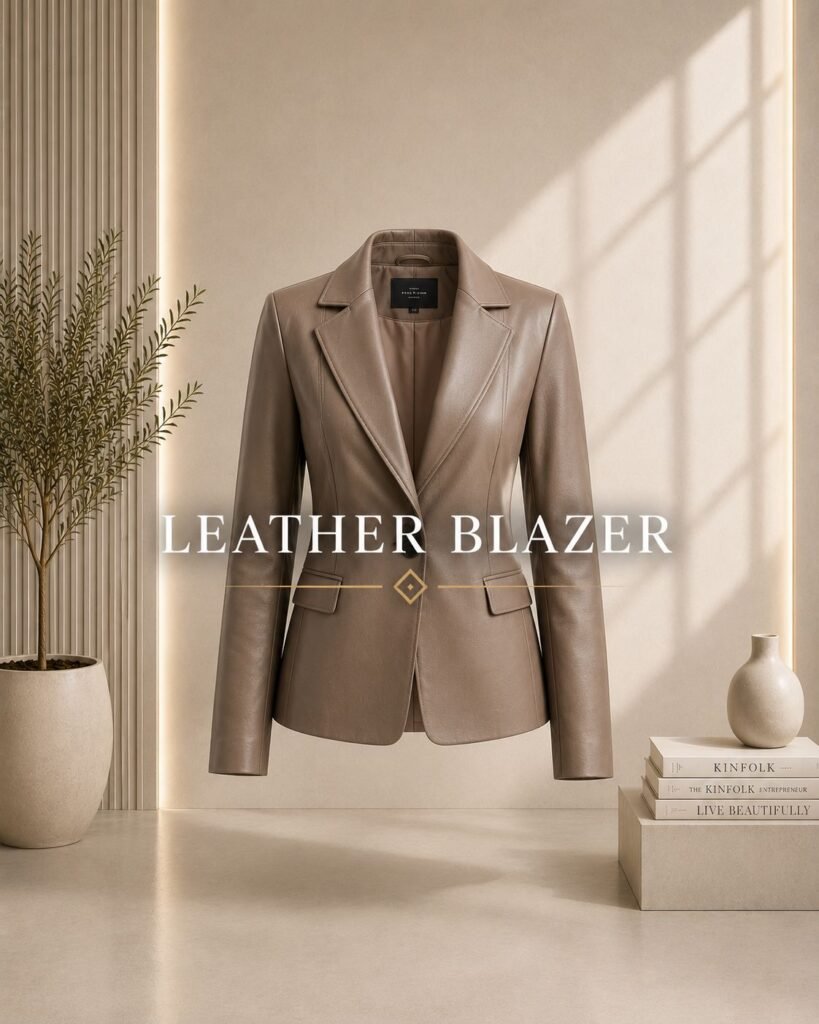 Leather Blazer