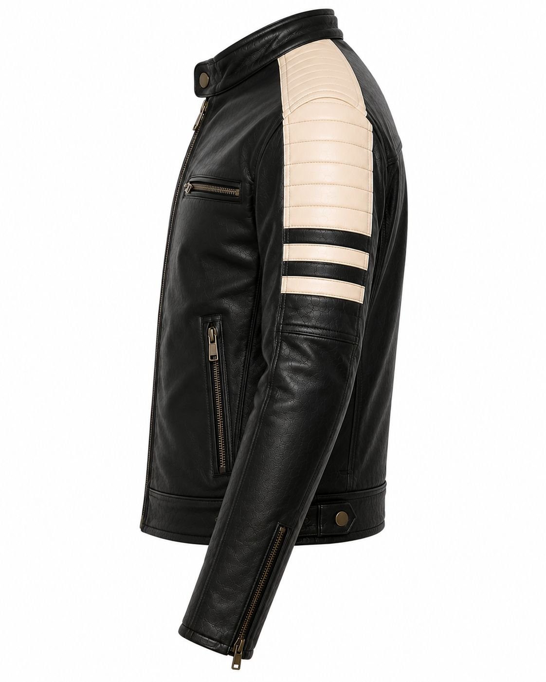CAFE RACER CONTRAST JACKET - Image 3