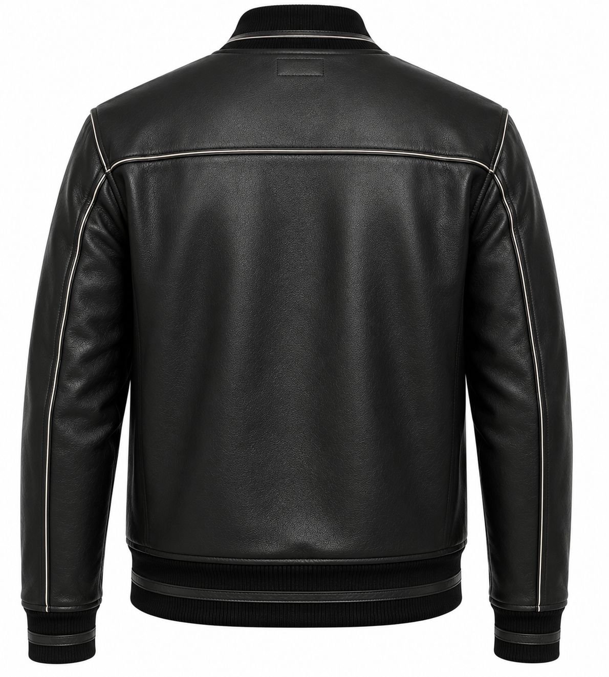 CLASSIC LEATHER VARSITY JACKET - Image 2