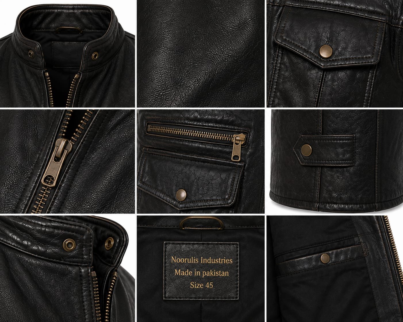 MODERN UTILITY LEATHER VEST - Image 6