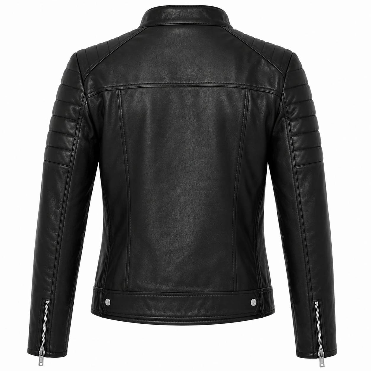 RACER STYLE BIKER JACKET - Image 2
