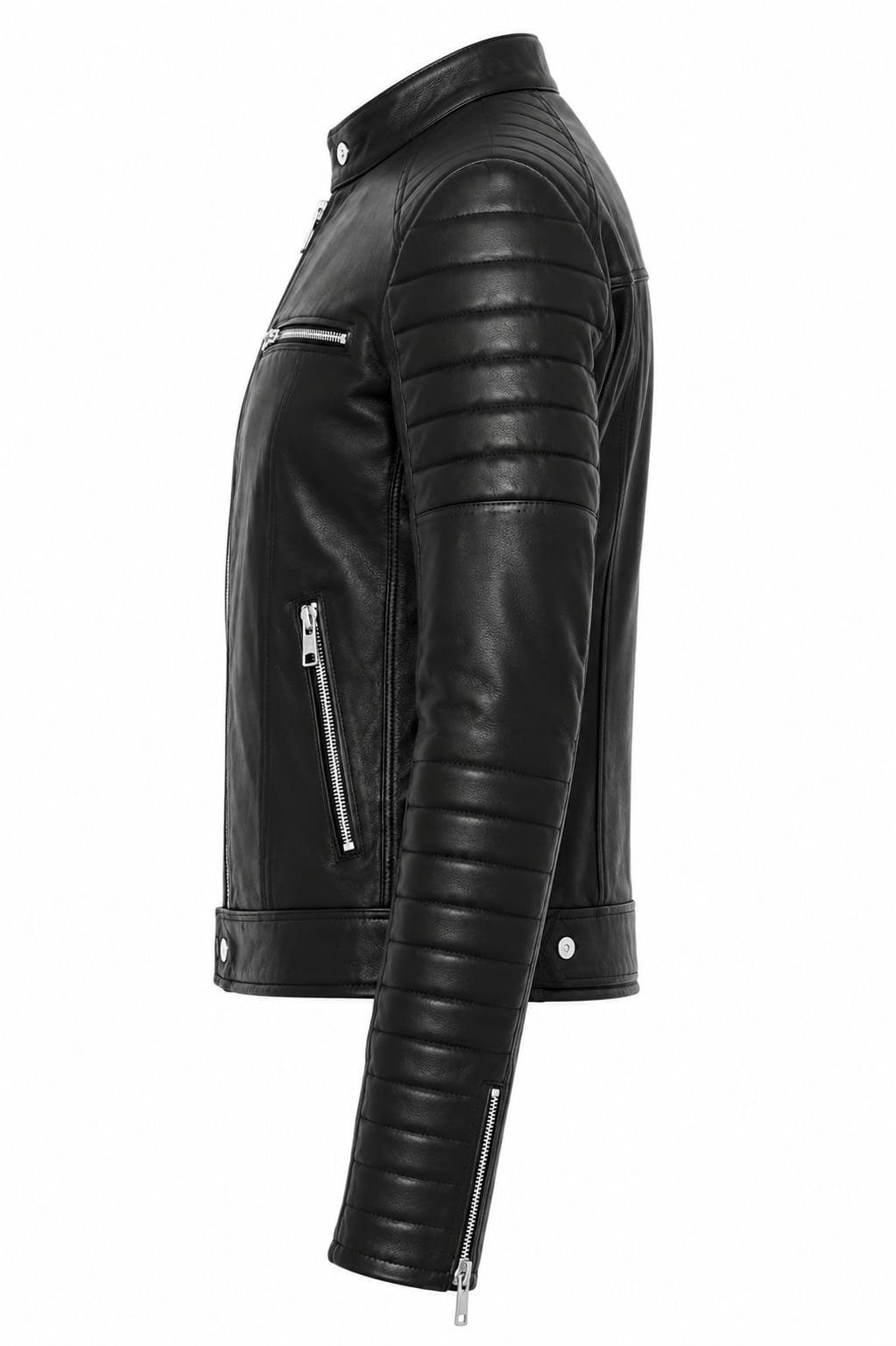 RACER STYLE BIKER JACKET - Image 3