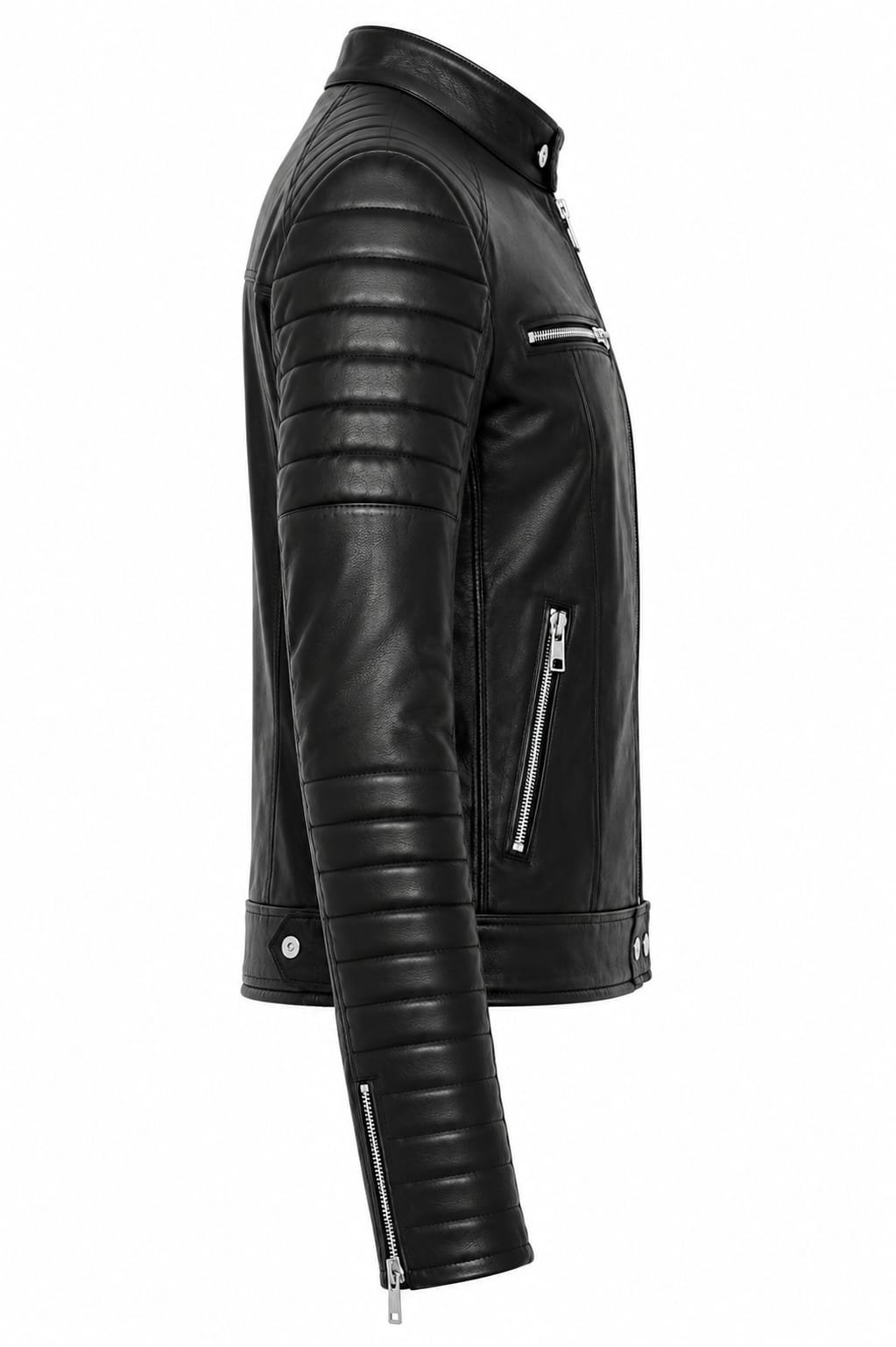 RACER STYLE BIKER JACKET - Image 4