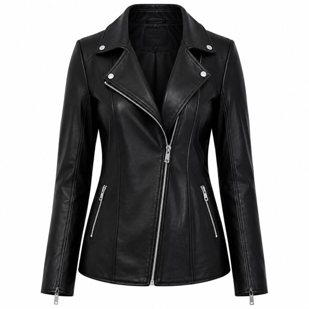 LONGLINE BIKER JACKET