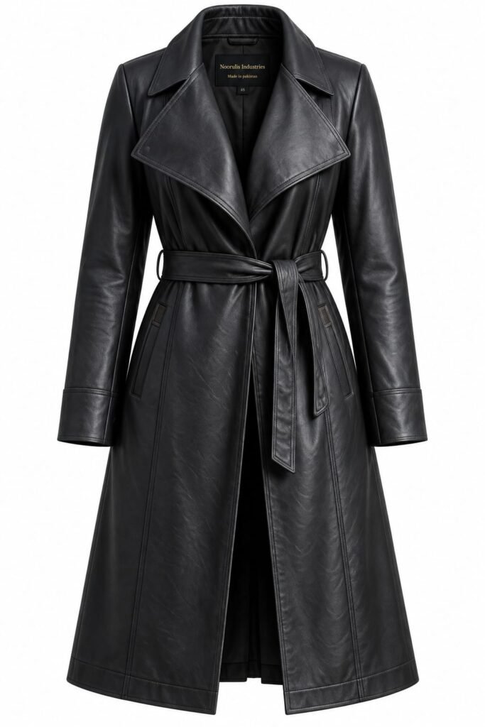 CHARCOAL DRAPE WRAP COAT
