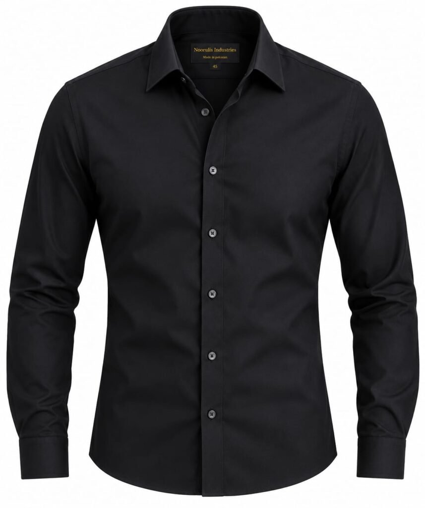 BLACK DRESS SHIRT
