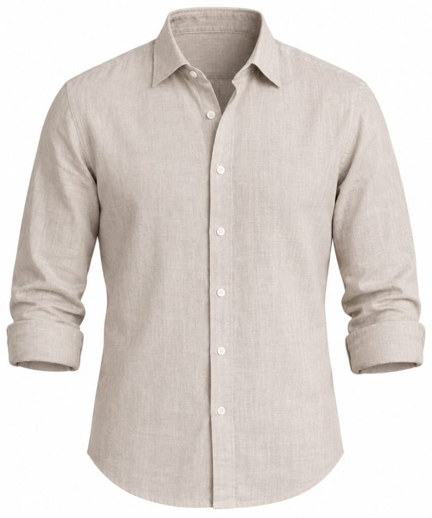 LINEN BLEND SHIRT