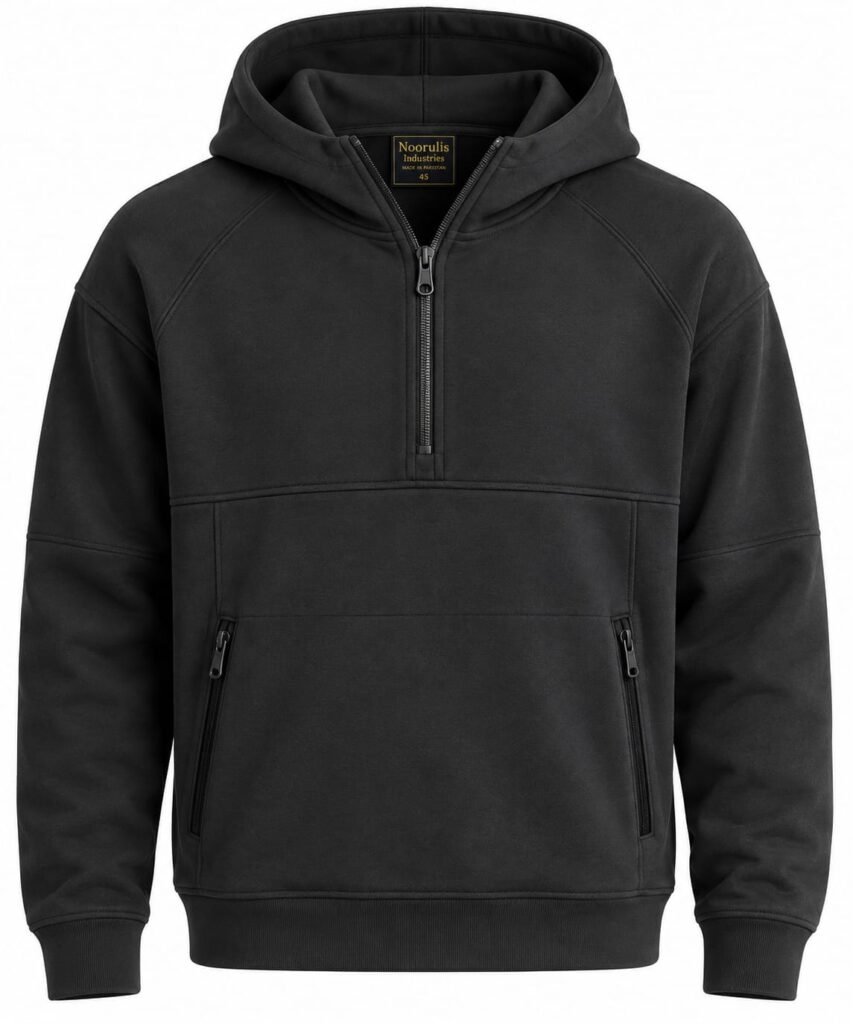 HALF ZIP TECH HOODIE