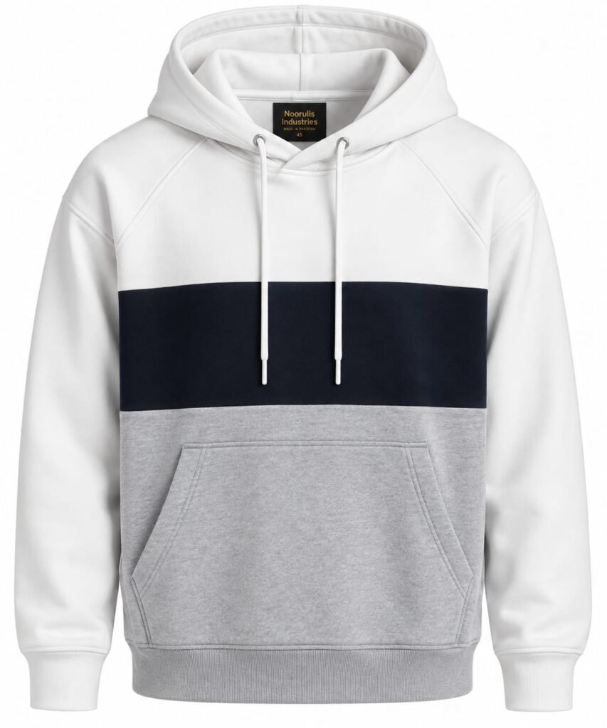 COLOUR BLOCK HOODIE