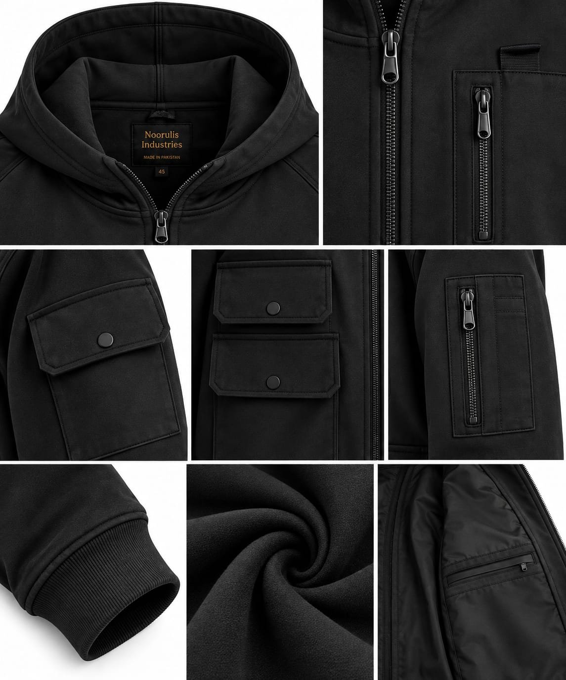 UTILITY POCKET HOODIE - Image 4
