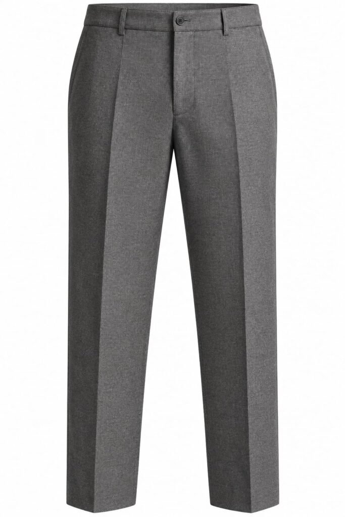 EUROPEAN TEXTURED TAILORED TROUSER