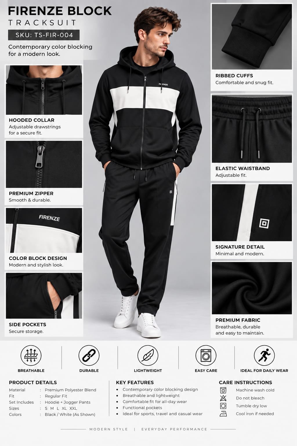 FIRENZE BLOCK TRACKSUIT - Image 4