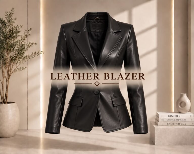Leather Blazer