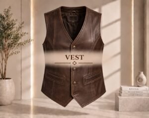 Western Leather Vest