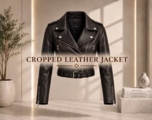 Cropped Leather Jacket