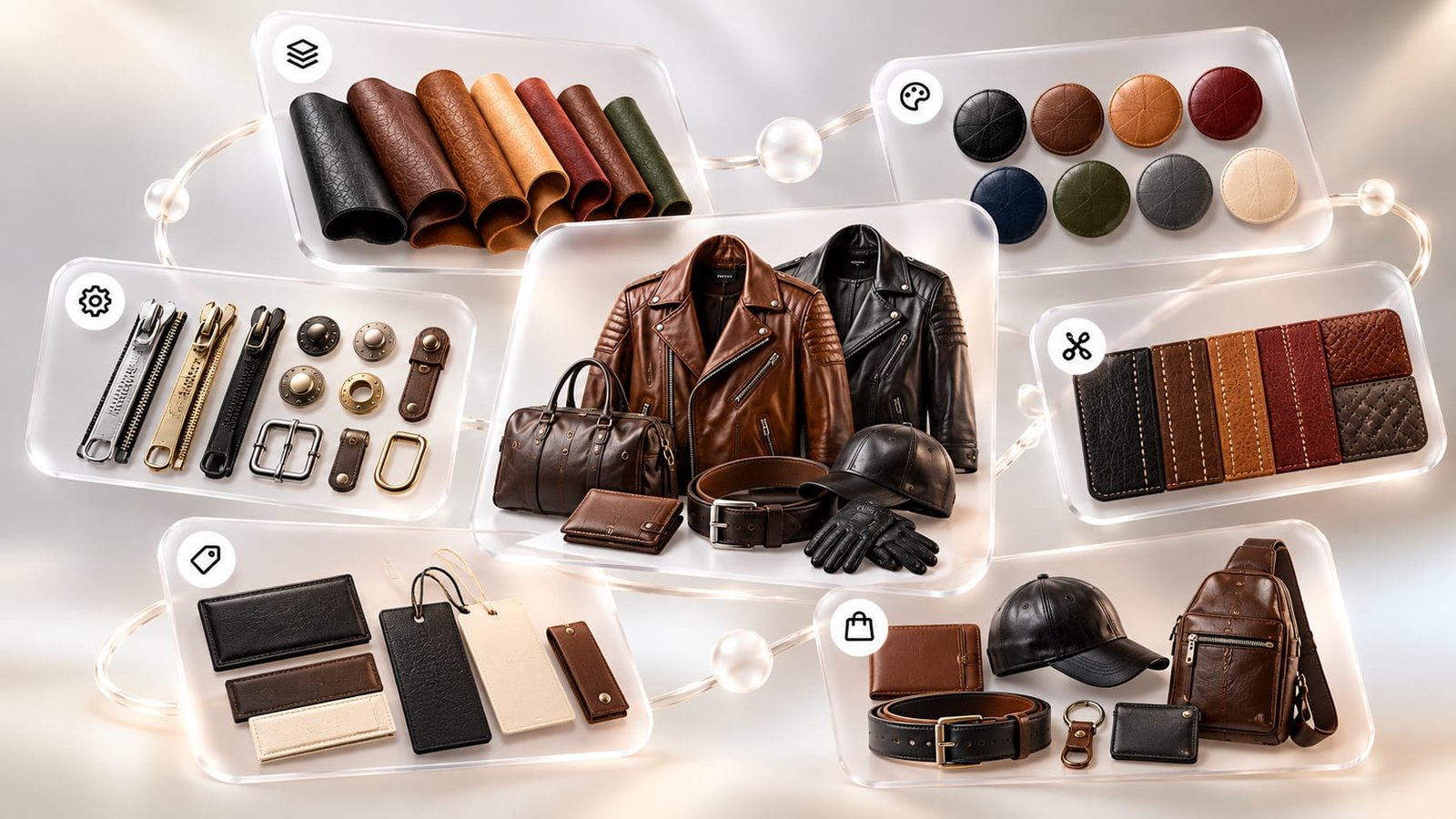 Noorulis Premium Leather Long Coat